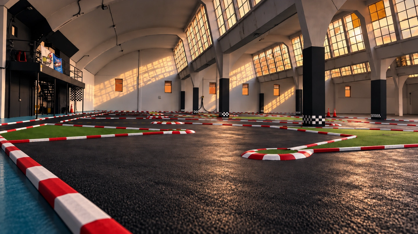 Recta del circuito Miniápolis #3